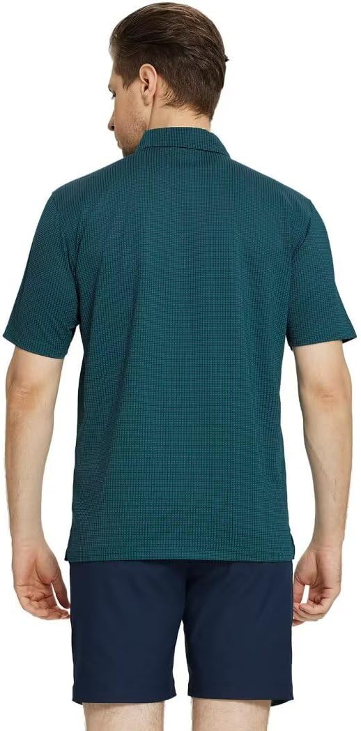Fit Jacquard Mens Polo Shirts