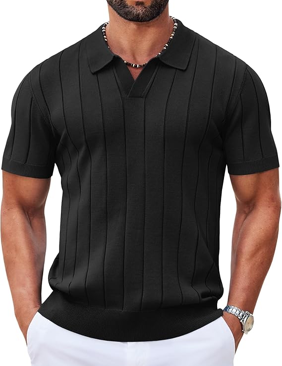 COOFANDY Mens Polo Shirts Short Sleeve