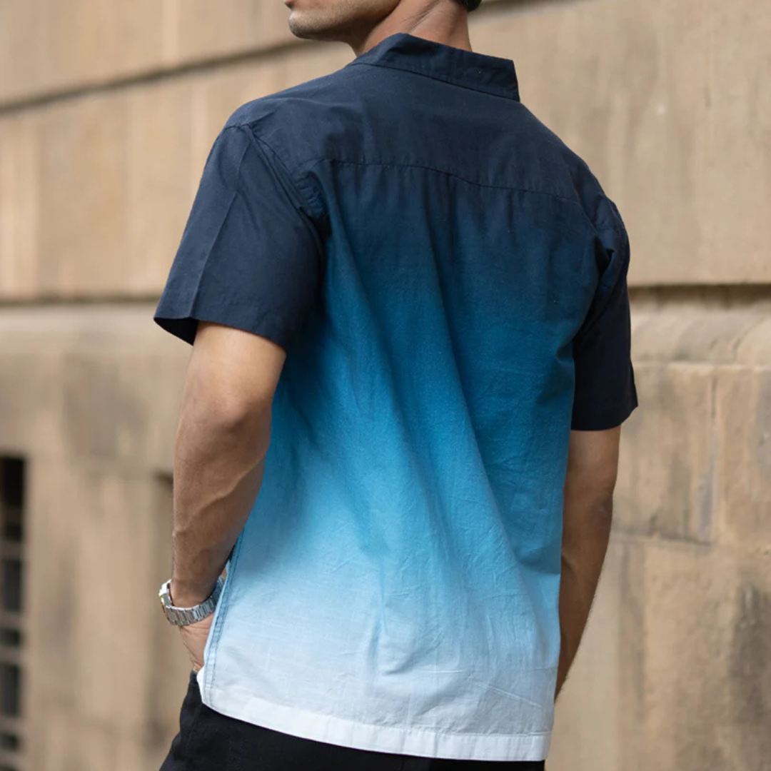 Dark Navy Ombre Shirt