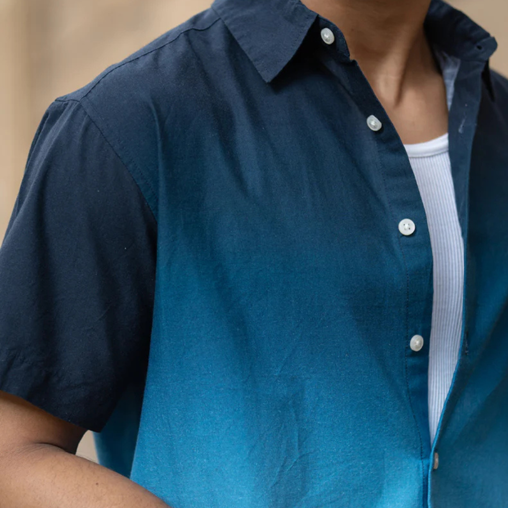 Dark Navy Ombre Shirt