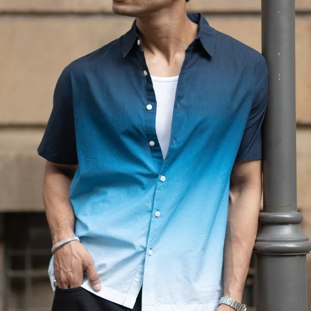Dark Navy Ombre Shirt