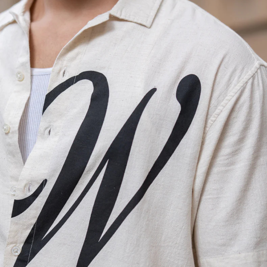 Natural Blend Print Shirt