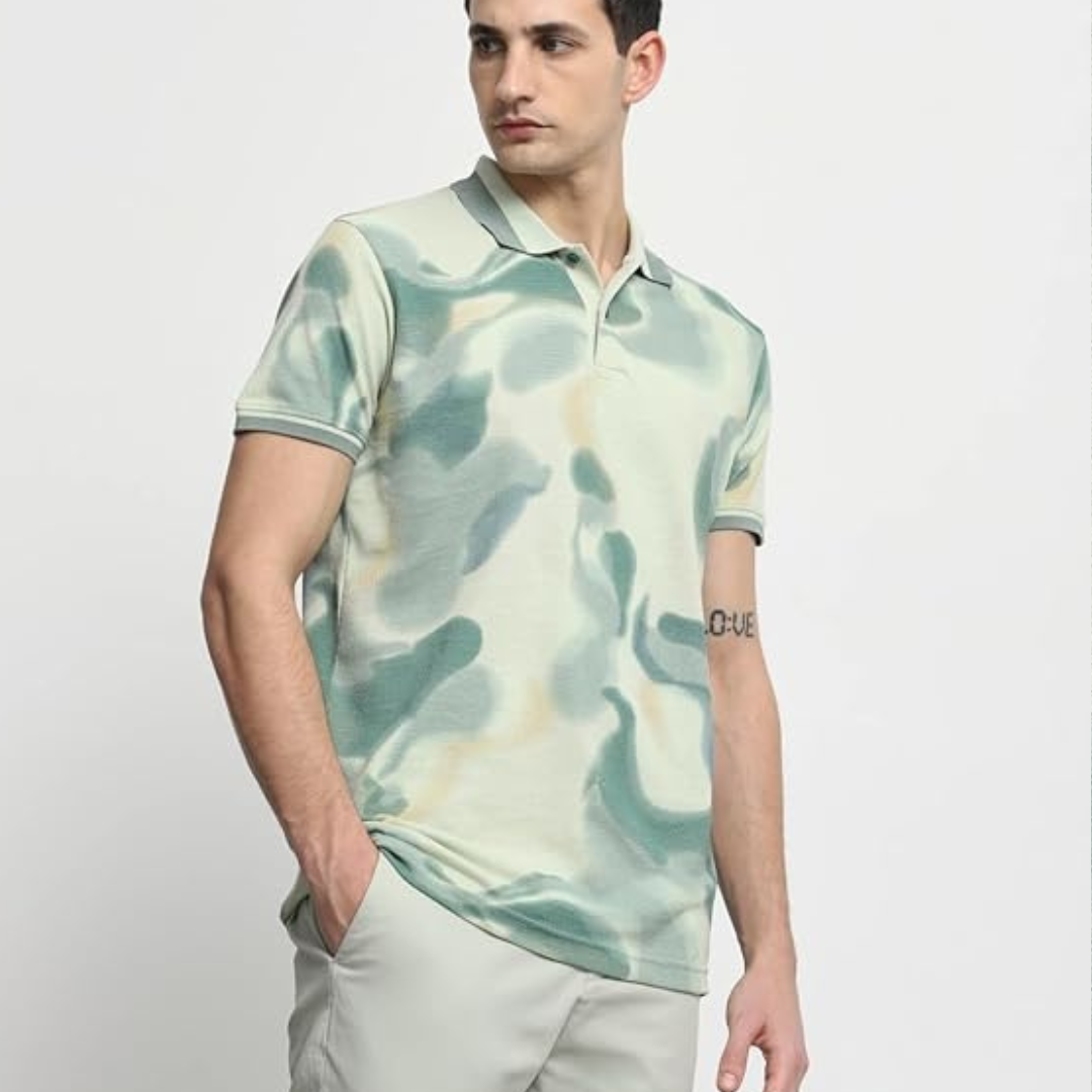 Camouflage Polo T-Shirt