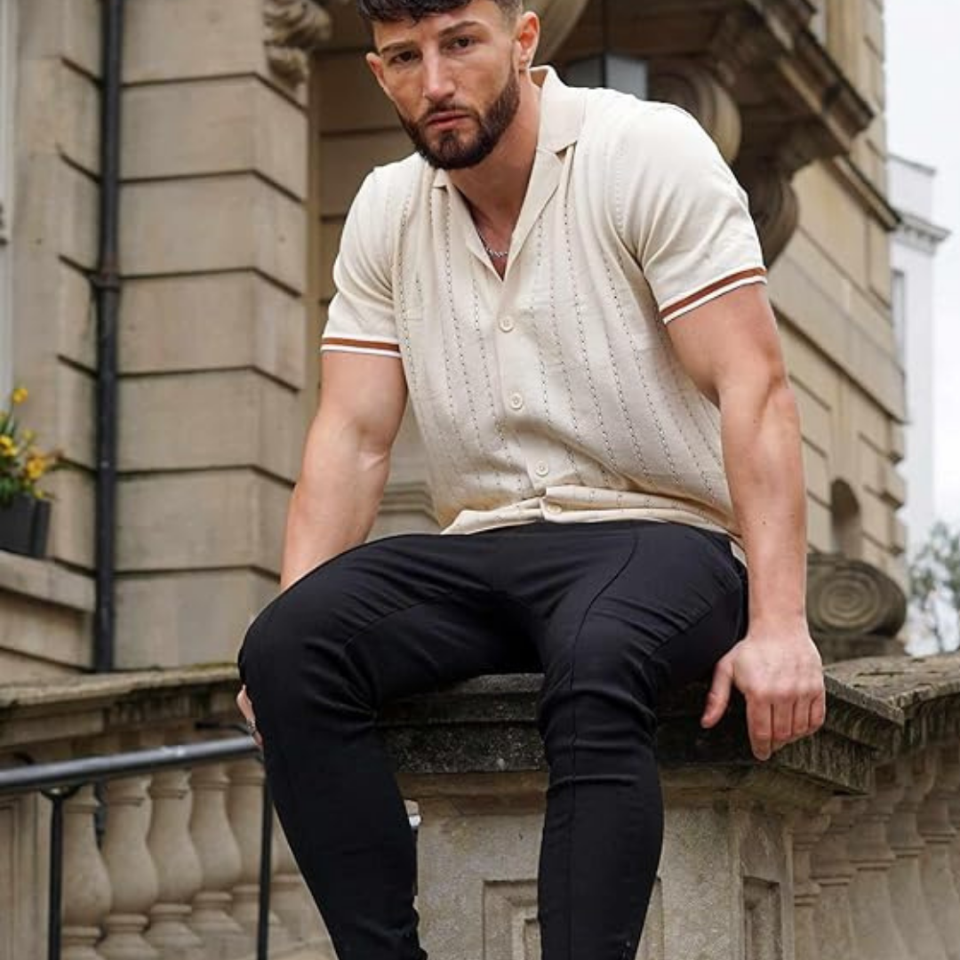 Men's Short Sleeve Knit Shirt