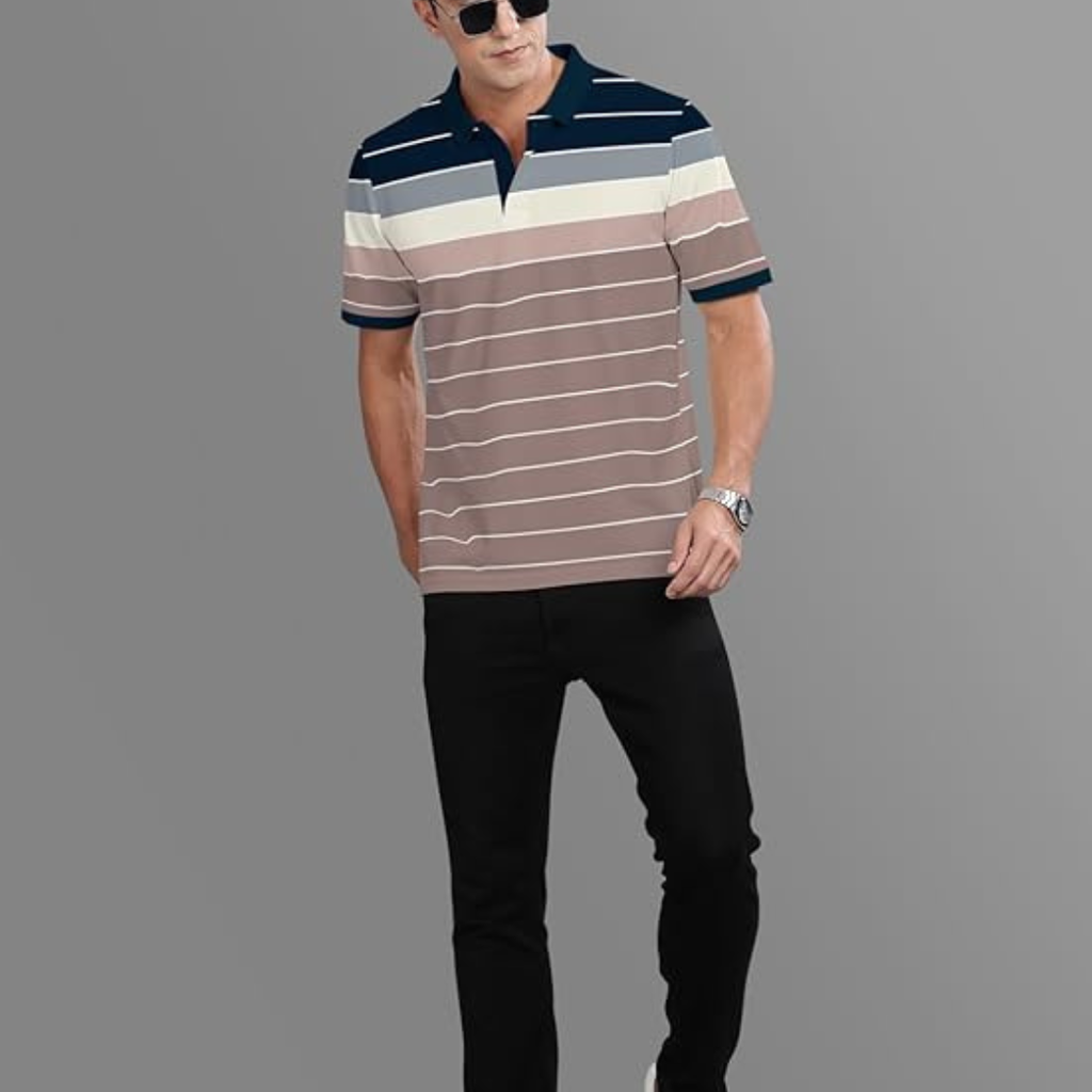 Polo Neck Tshirt for Men Summer