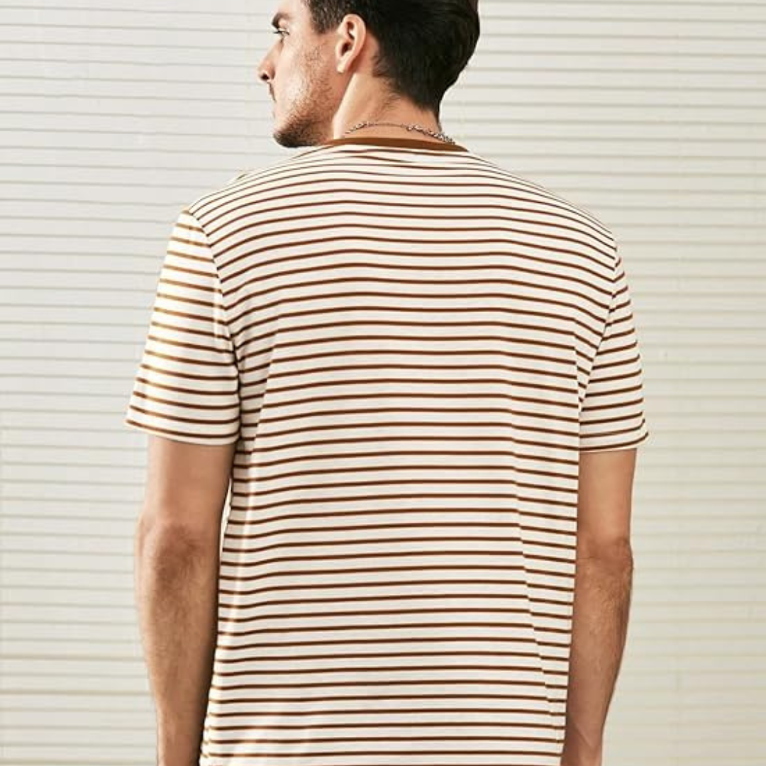 Regular Fit Casual T Shirt for Men