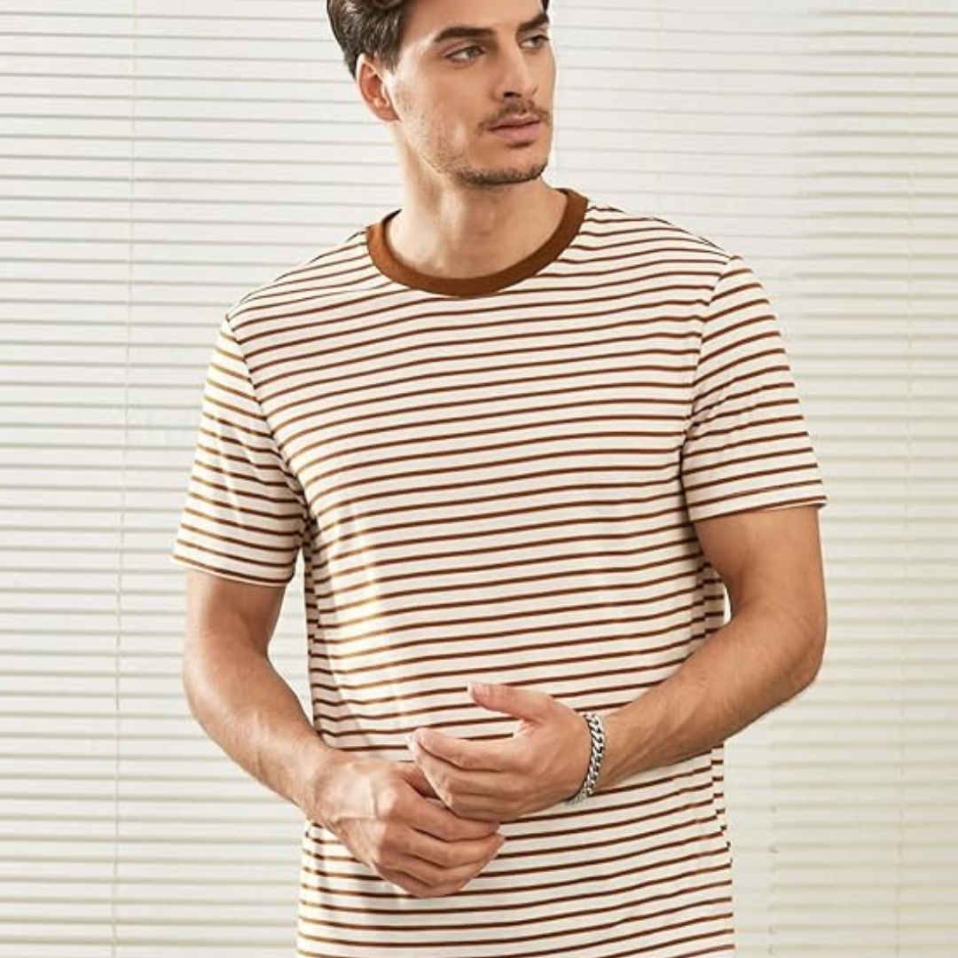 Regular Fit Casual T Shirt for Men