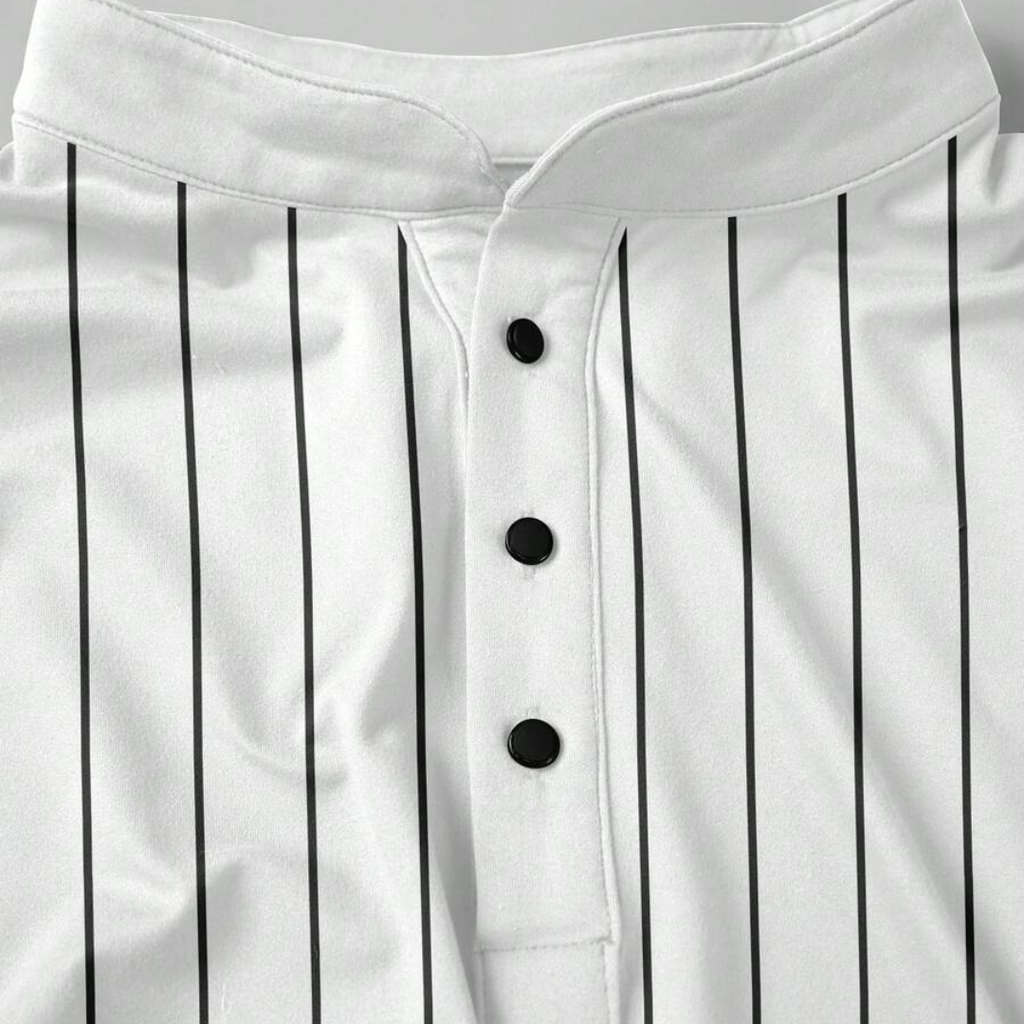 Manfinity Dauomo Men's Casual Striped Print Short Sleeve Polo Shirt