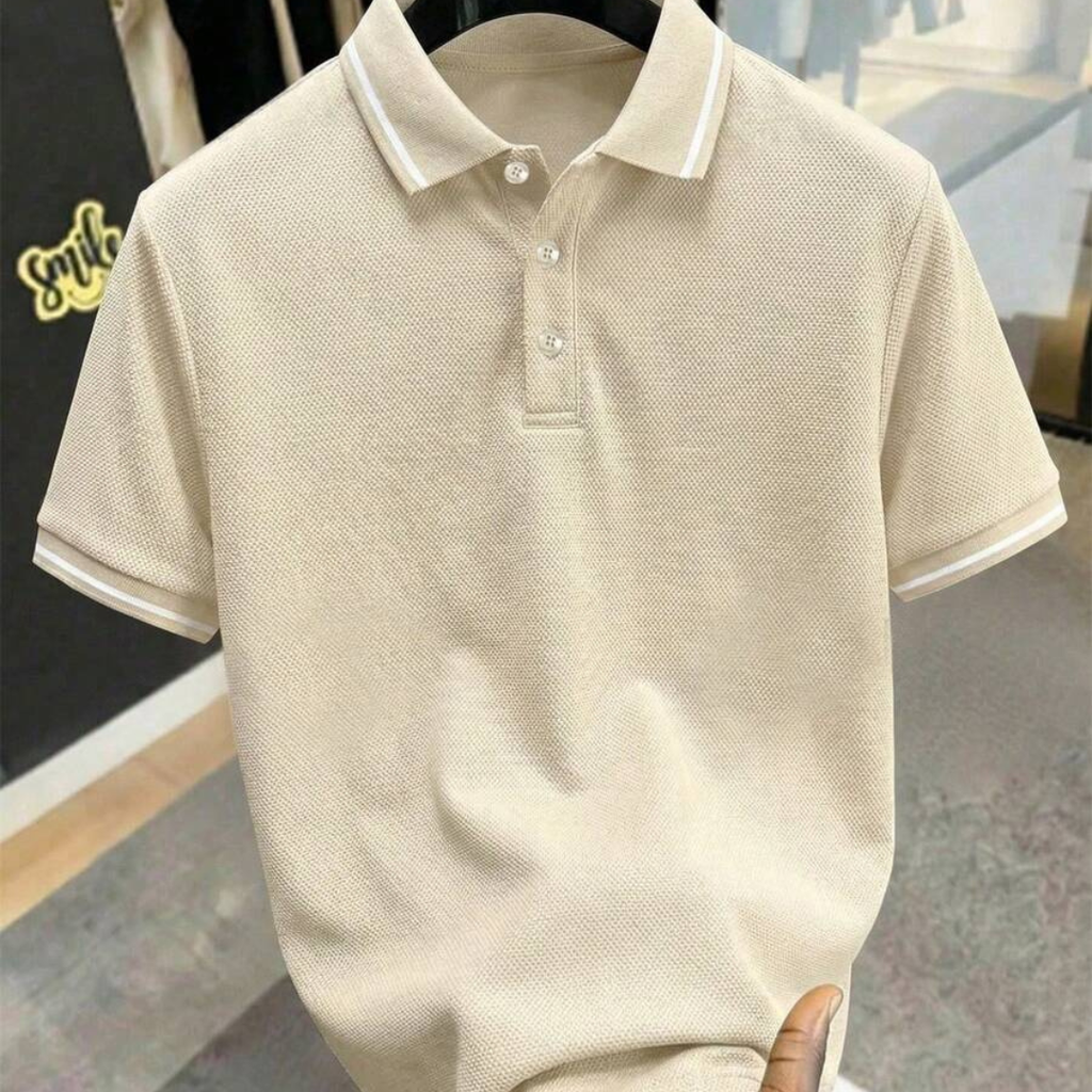 Manfinity Homme Men Contrast Trim Polo Shirt