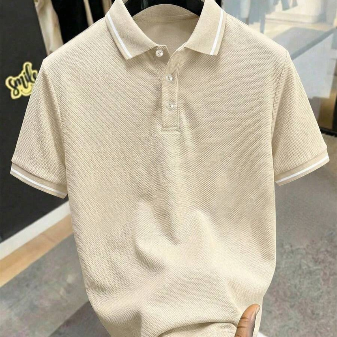 Manfinity Homme Men Contrast Trim Polo Shirt