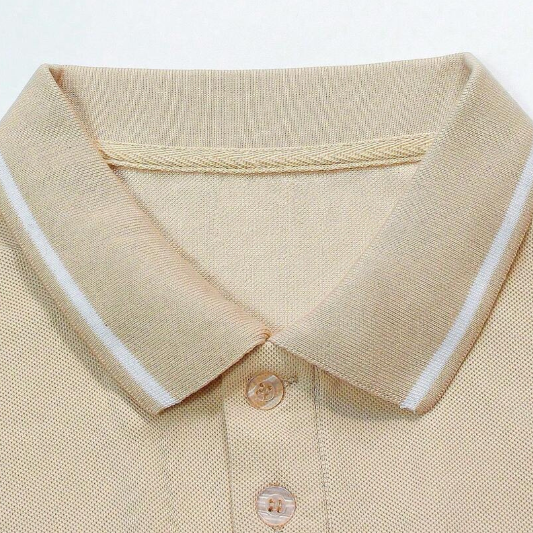 Manfinity Homme Men Contrast Trim Polo Shirt