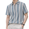 Polo T-Shirt with Zip Collar