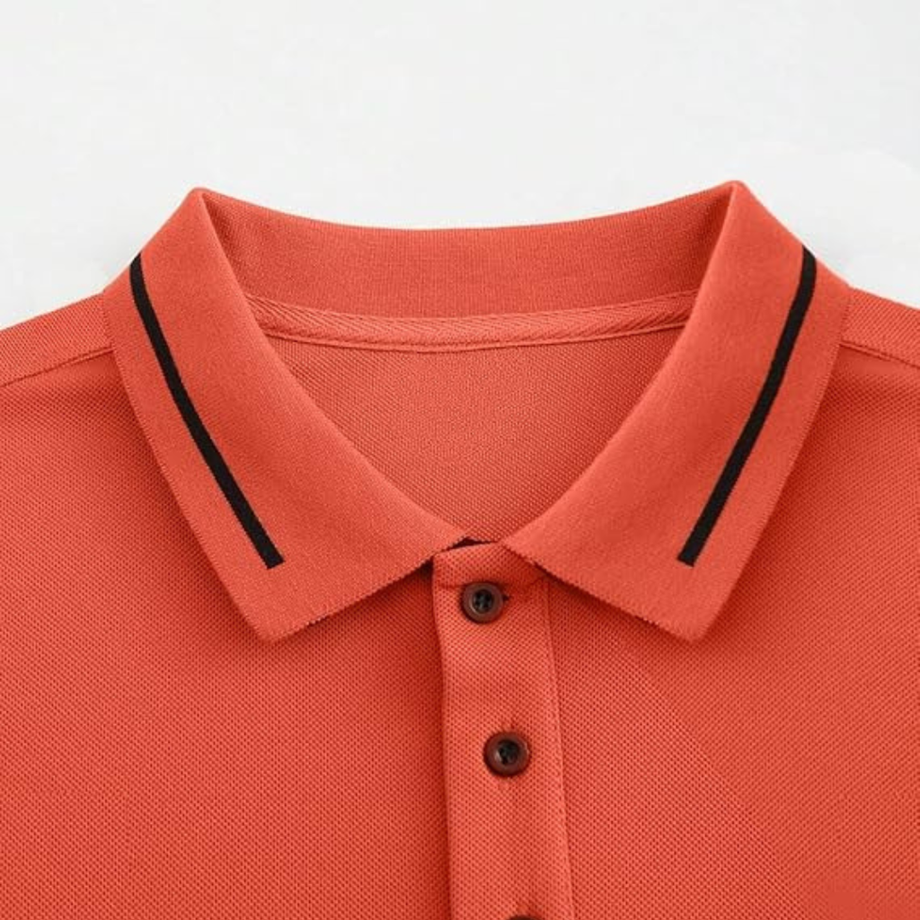 Colored Collar T-Shirt for Men