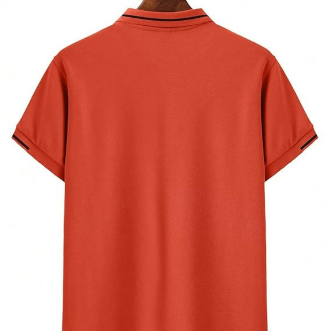 Colored Collar T-Shirt for Men