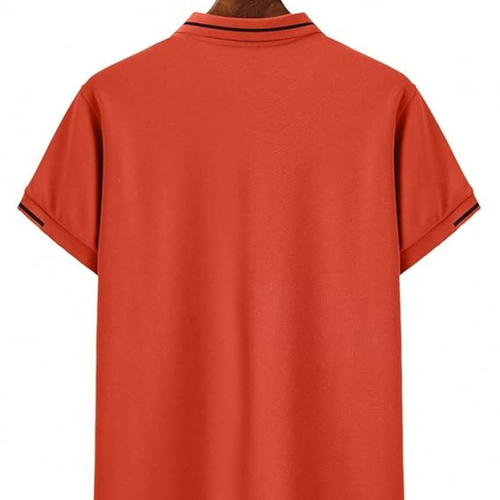 Colored Collar T-Shirt for Men