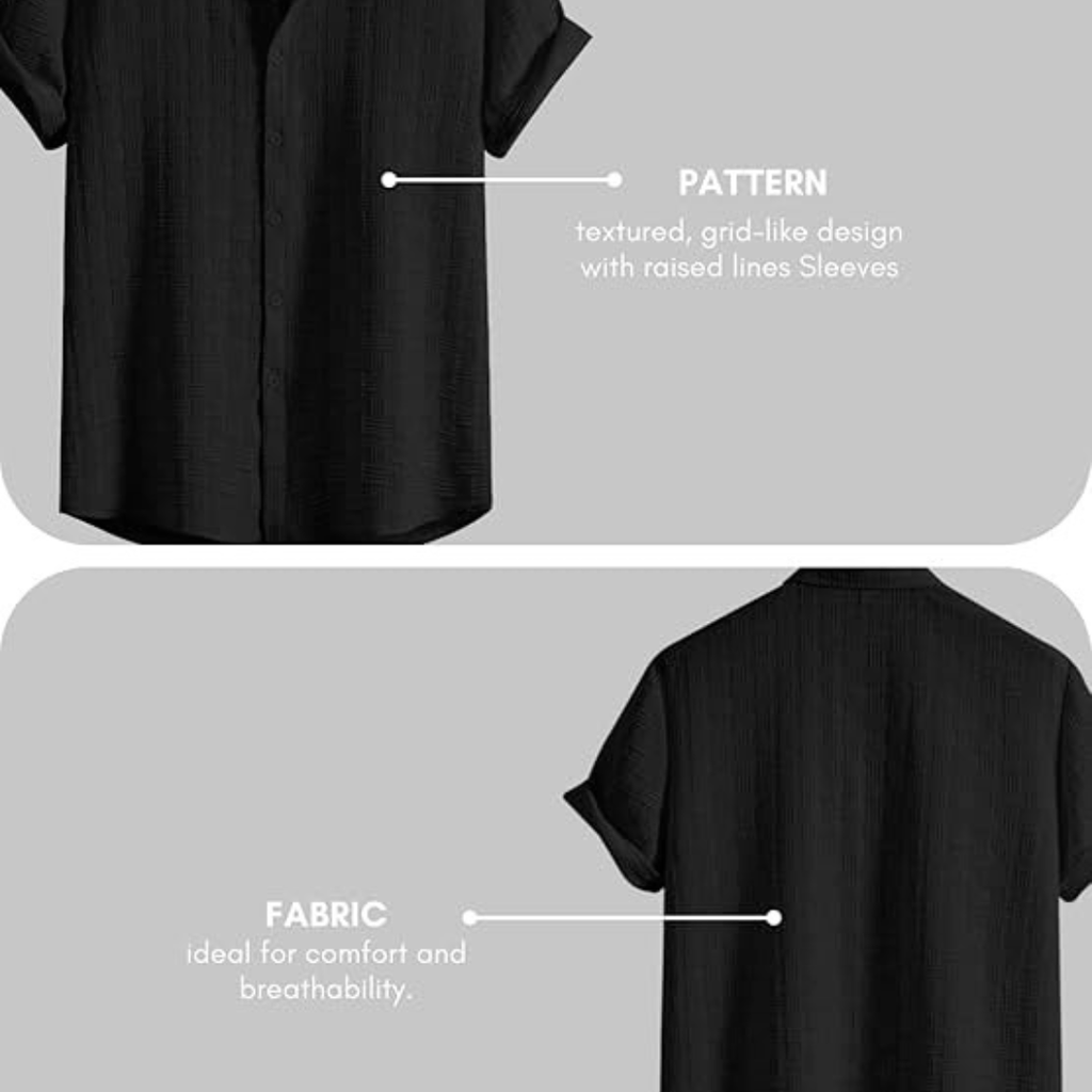 Leriya Fashion Men's Formal Button Down Shirt