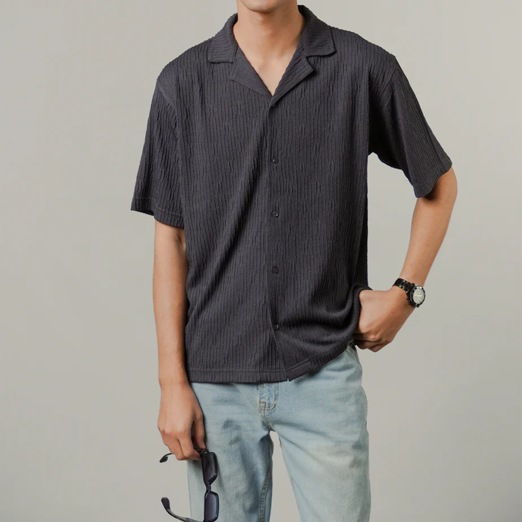 Textured Cuban Shirt