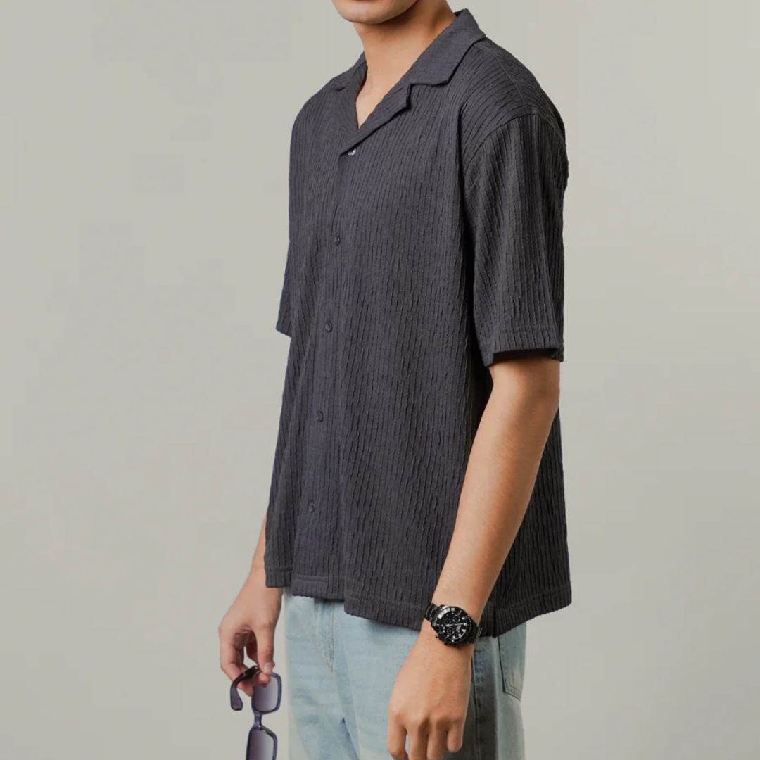 Textured Cuban Shirt