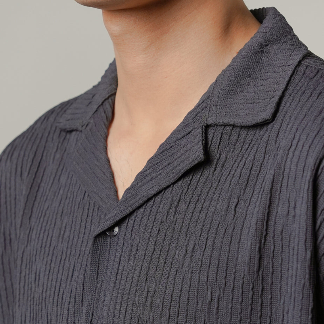 Textured Cuban Shirt