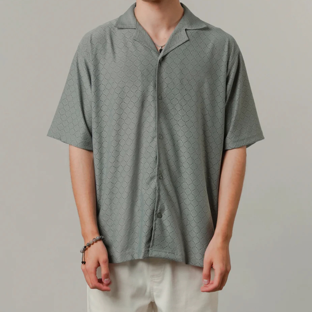Textured Cuban Shirt 2