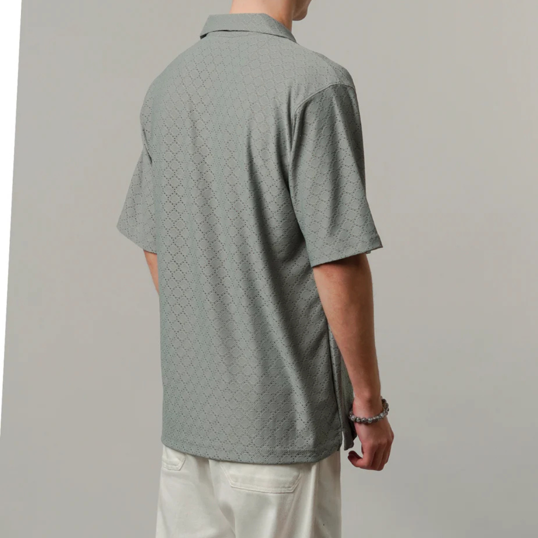 Textured Cuban Shirt 2