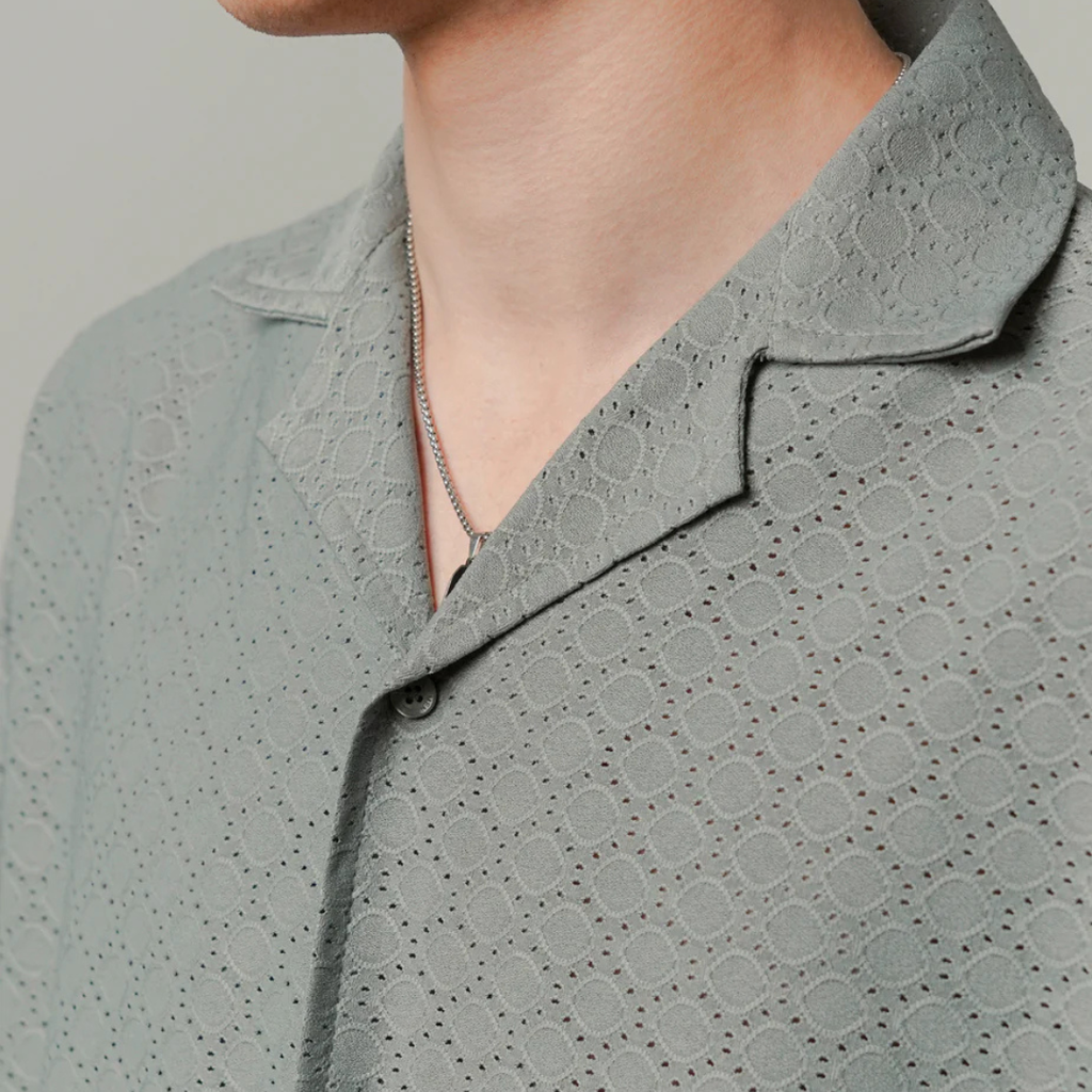 Textured Cuban Shirt 2