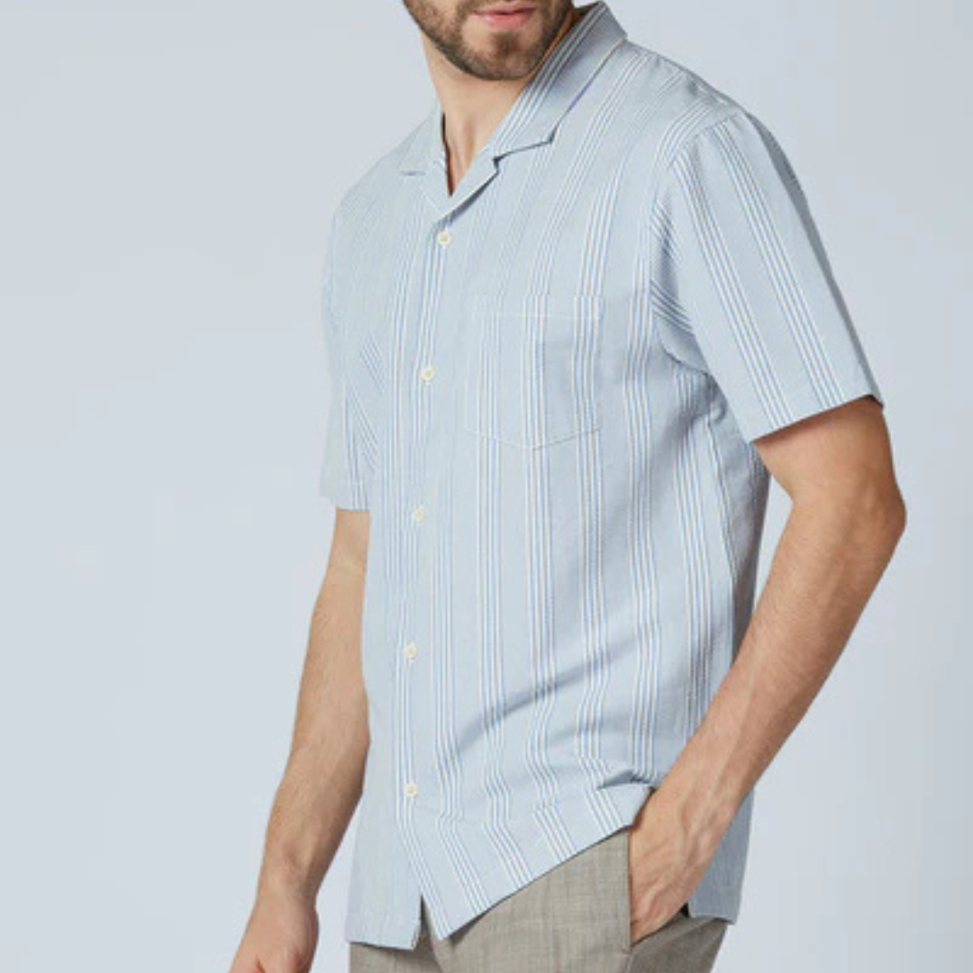 Textured Piers Half Sleeve Shirt