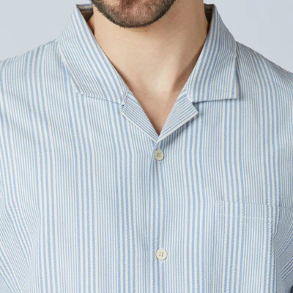 Textured Piers Half Sleeve Shirt