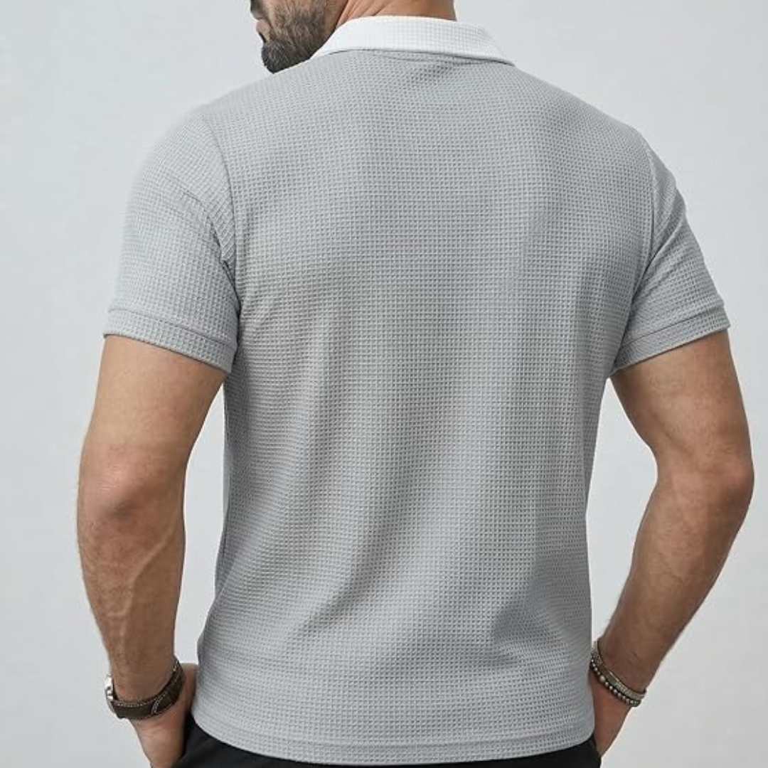 Waffle Polo T Shirt for Men