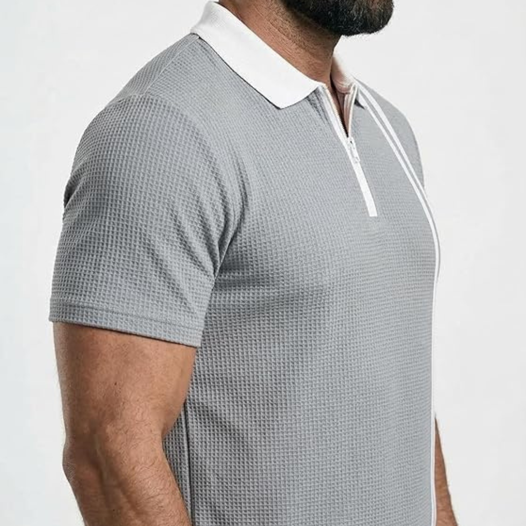 Waffle Polo T Shirt for Men