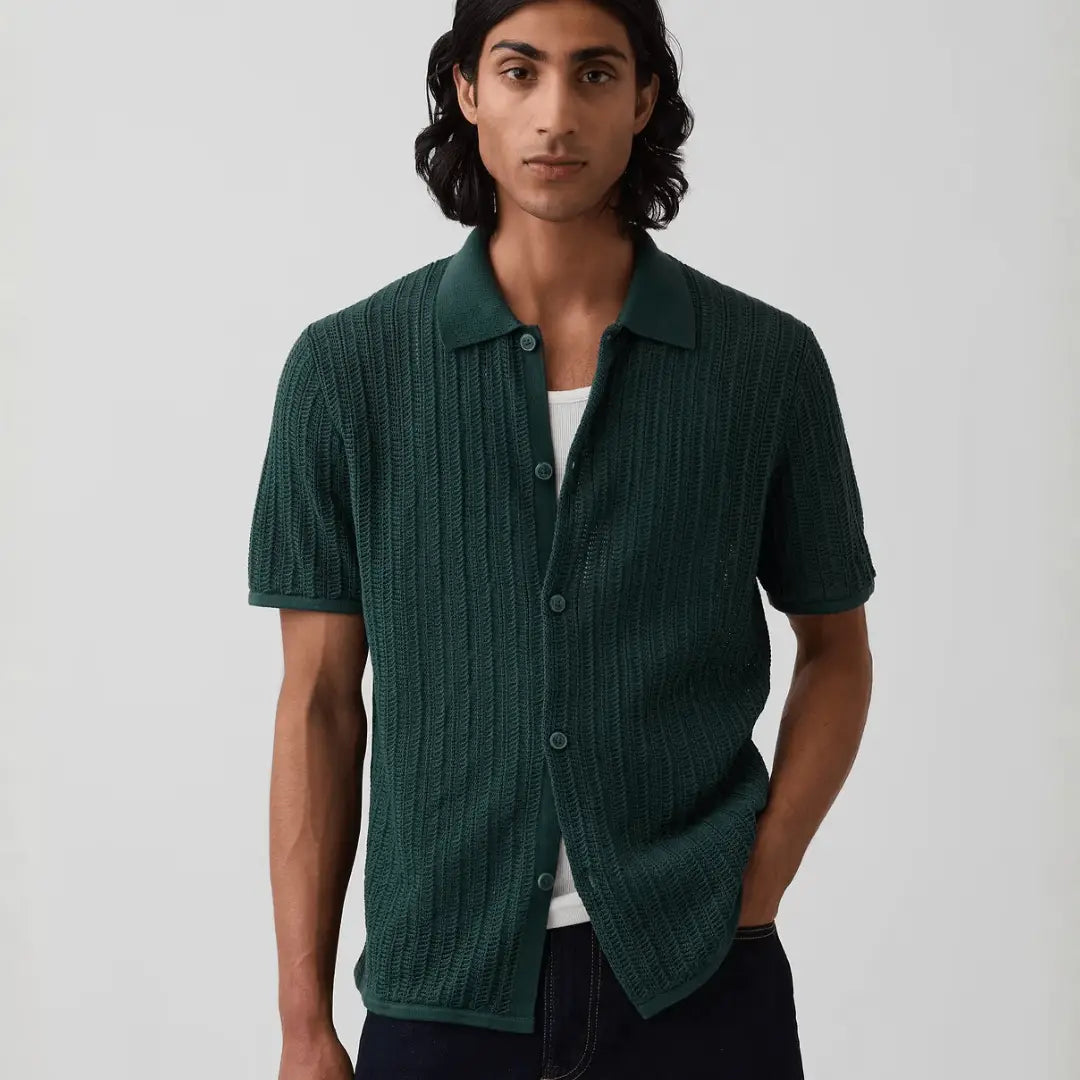 Textured Relaxed T-Shirt&nbsp