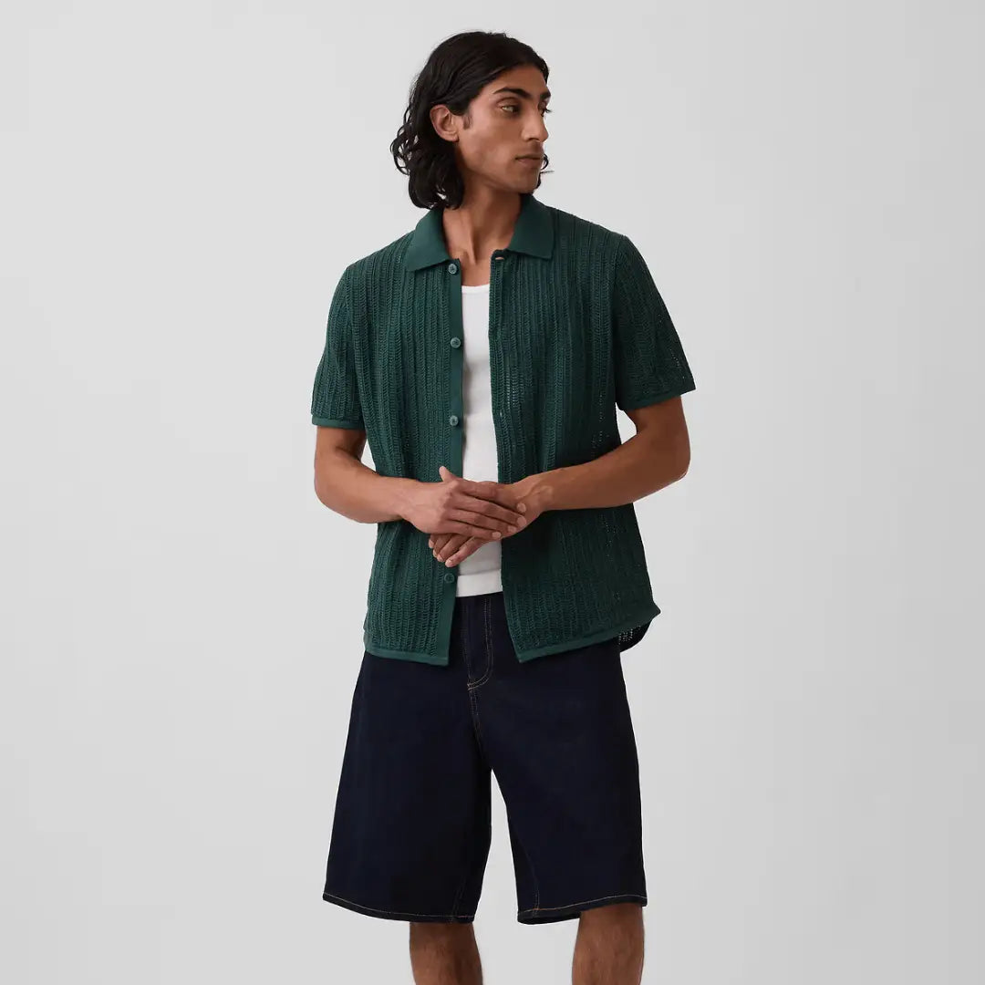Textured Relaxed T-Shirt&nbsp