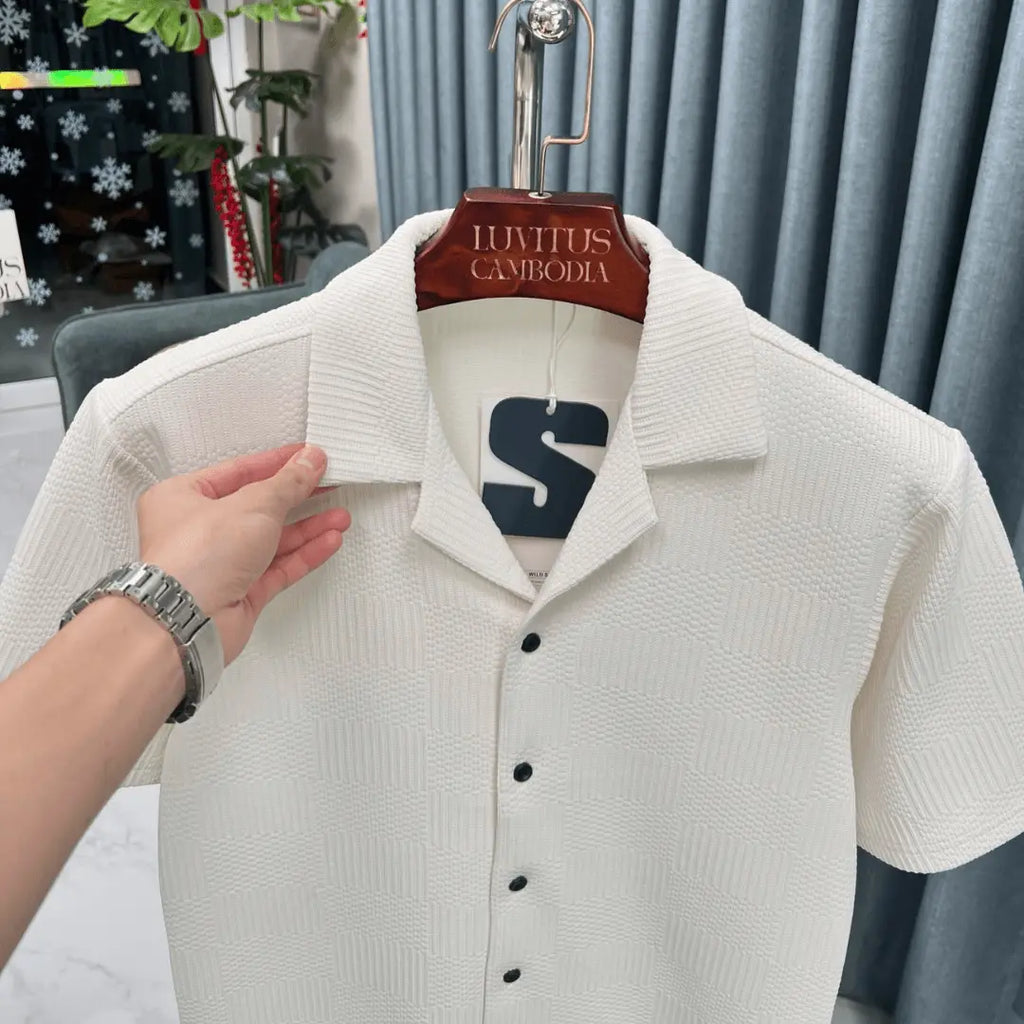 Short-Sleeve Cotton Shirt