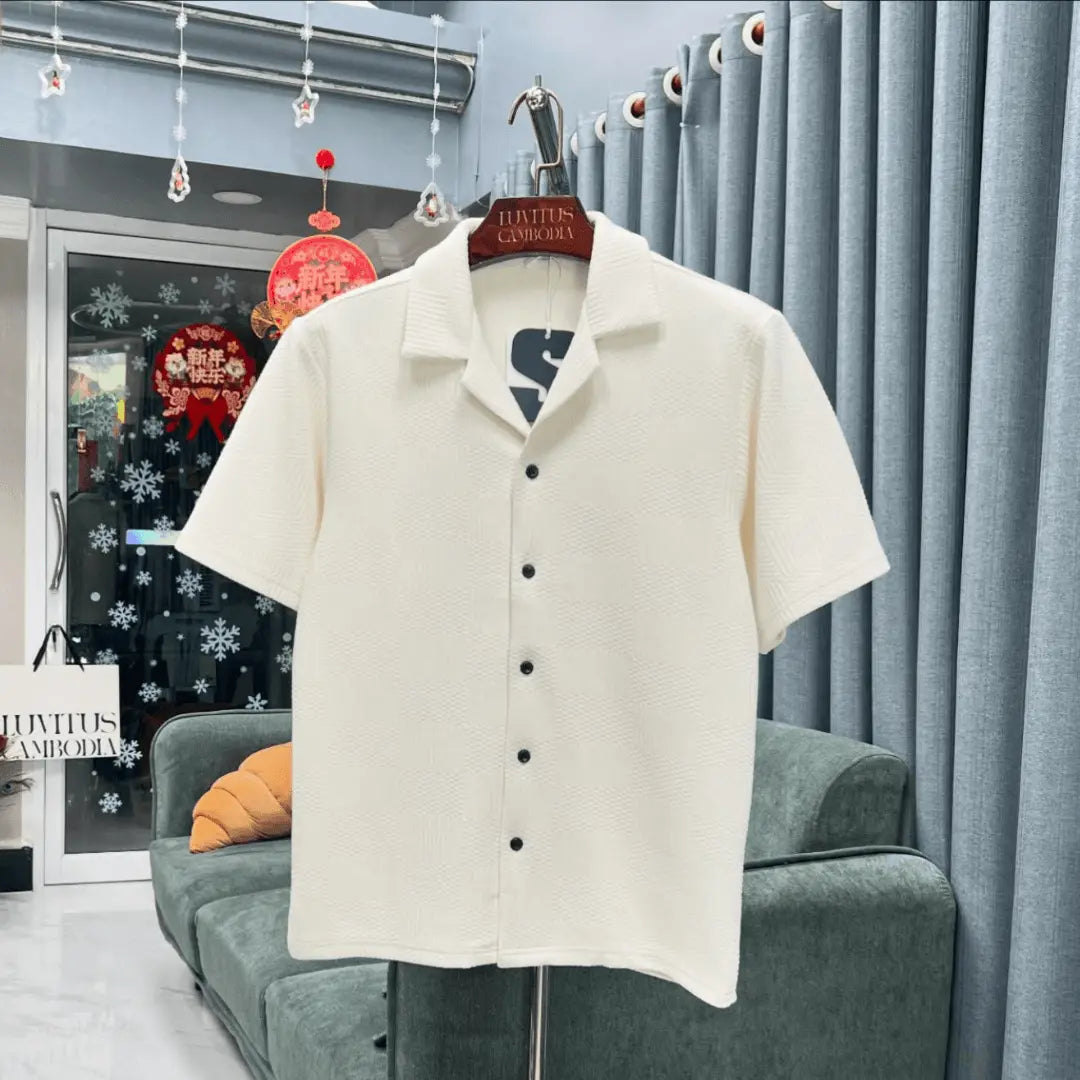 Short-Sleeve Cotton Shirt