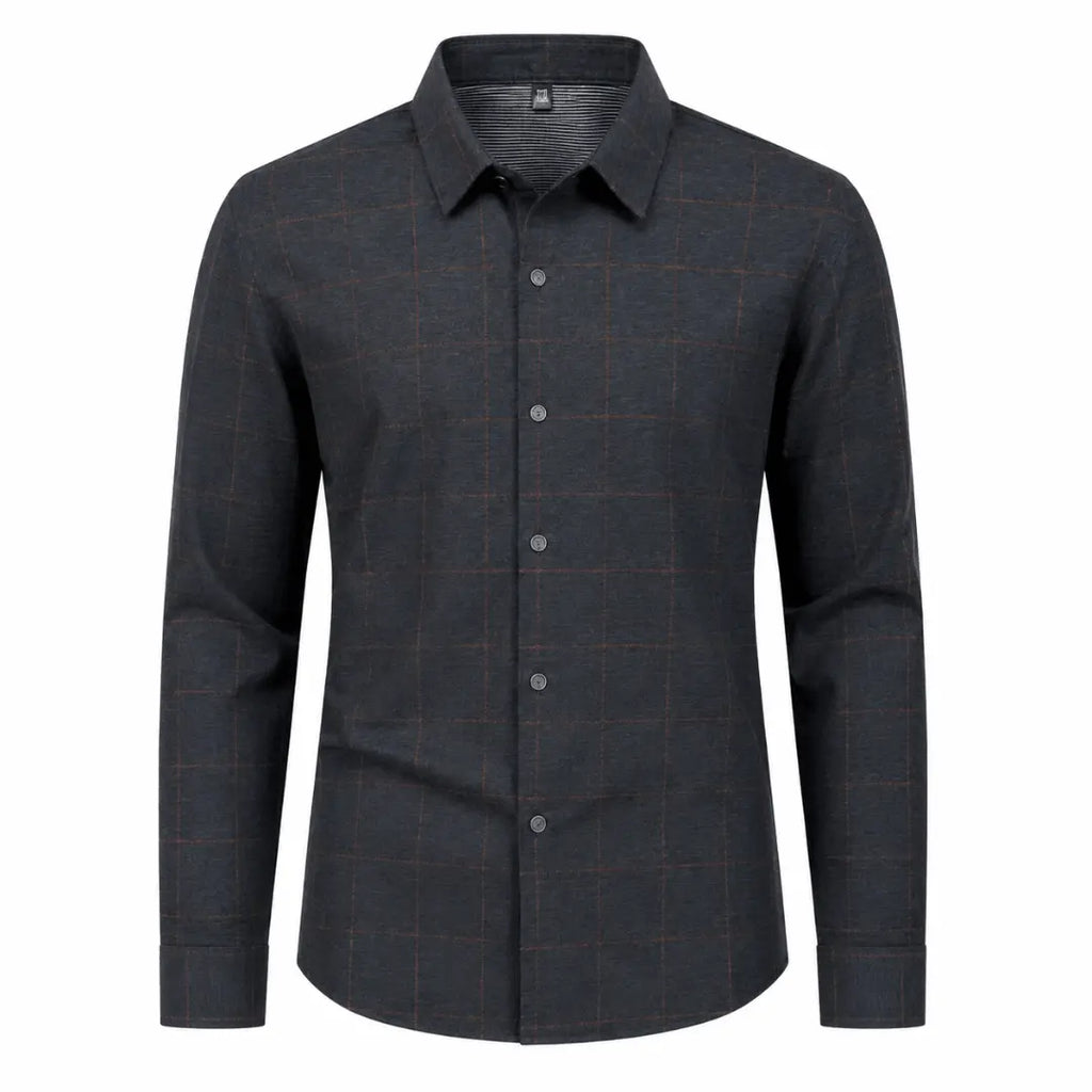 RARE RABBIT Checkered Casual Grey Shirt