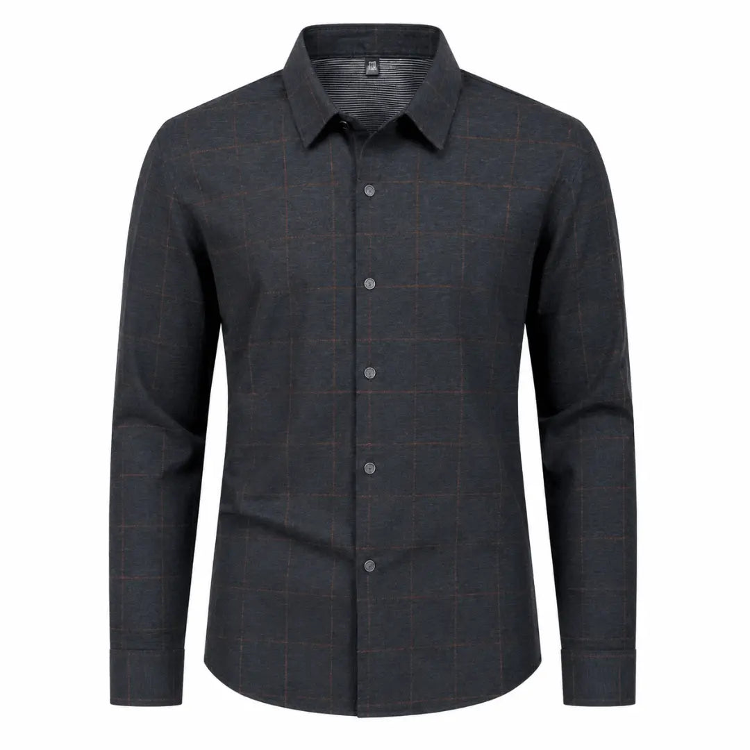 RARE RABBIT Checkered Casual Grey Shirt