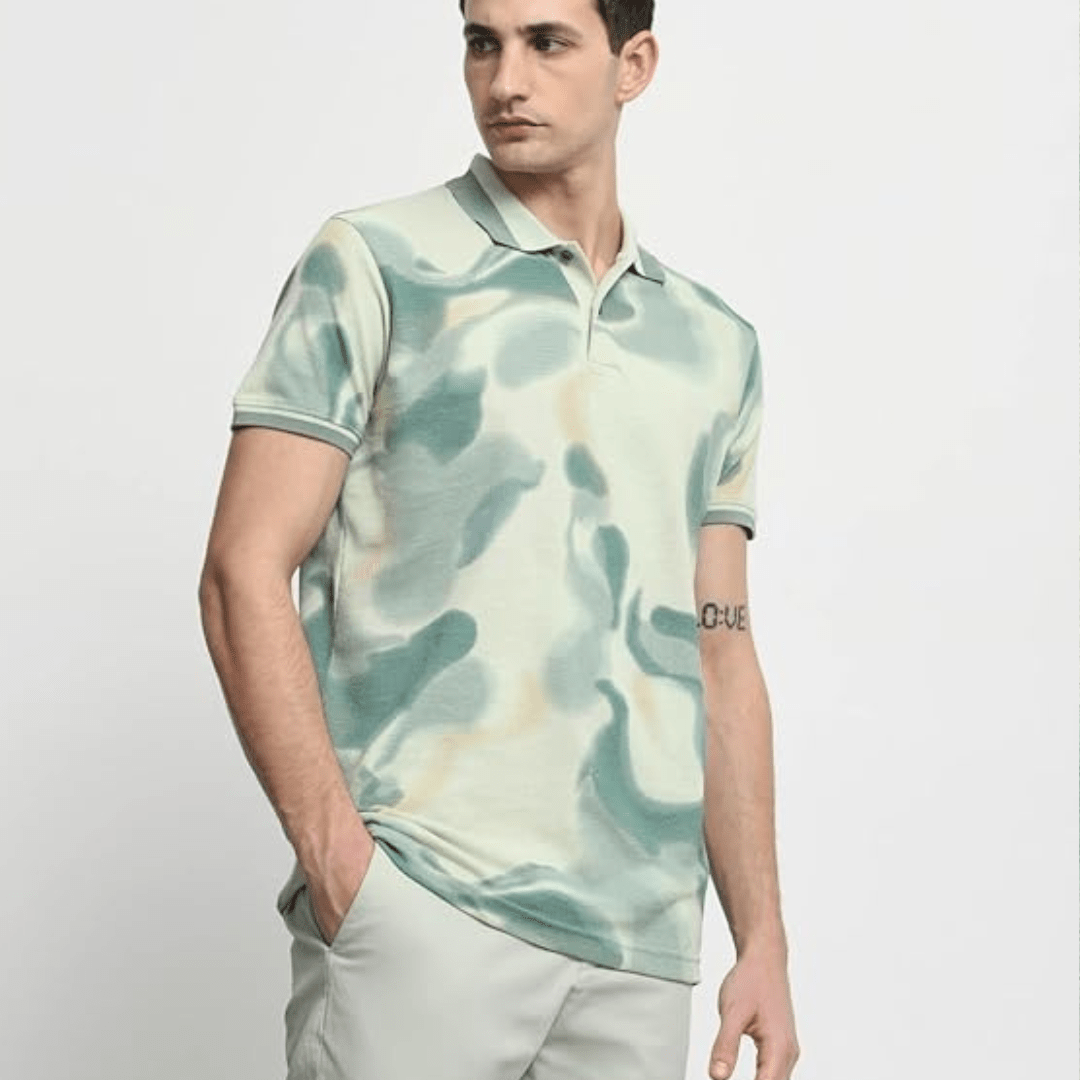 Camouflage Polo T-Shirt