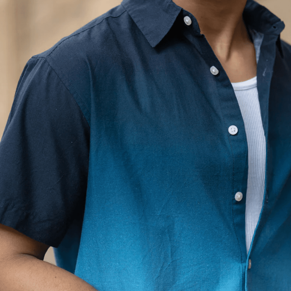 Dark Navy Ombre Shirt