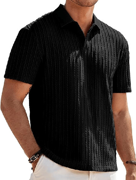 JMIERR Mens Casual Polo Shirt
