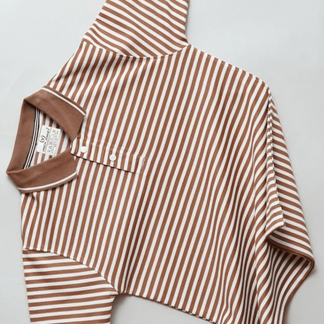 Mack Jonney Men's Striped Cotton Rich Collar Neck T Shirt