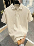 Manfinity Homme Men Contrast Trim Polo Shirt