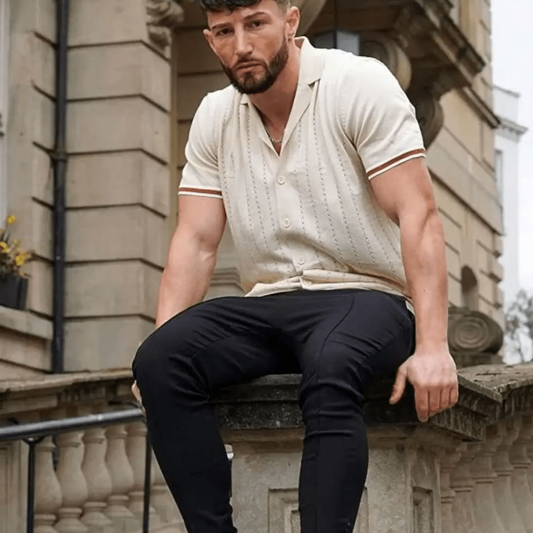 Men's Short Sleeve Knit Shirt