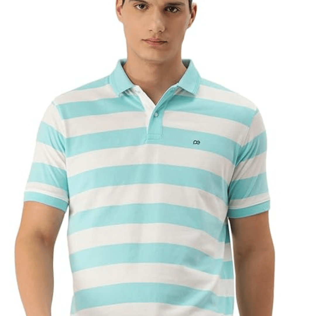 Peter England Men's Cotton Regular Fit Polo T-Shirt