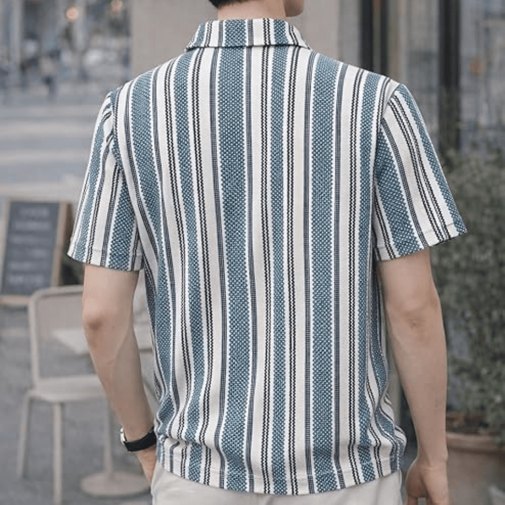 Polo T-Shirt with Zip Collar