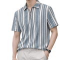 Polo T-Shirt with Zip Collar