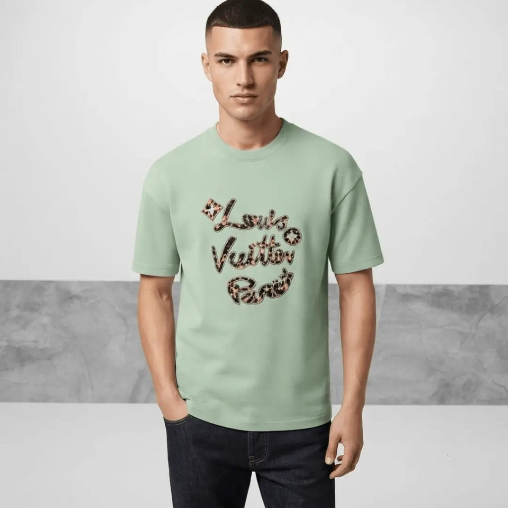 Sage Green Louis Knit Top T-Shirt