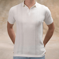 Snowpeak Half White Half Sleeve Polo T-Shirt