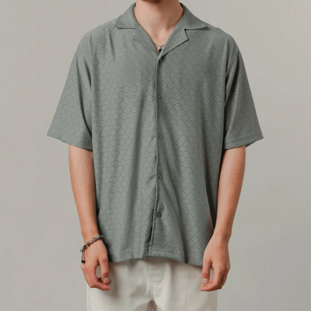 Textured Cuban Shirt 2