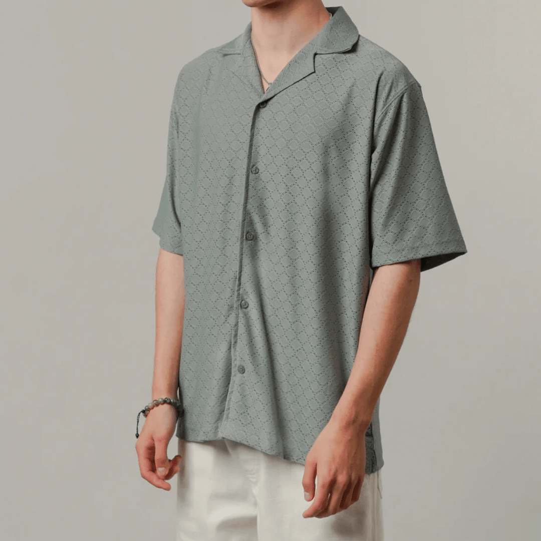 Textured Cuban Shirt 2