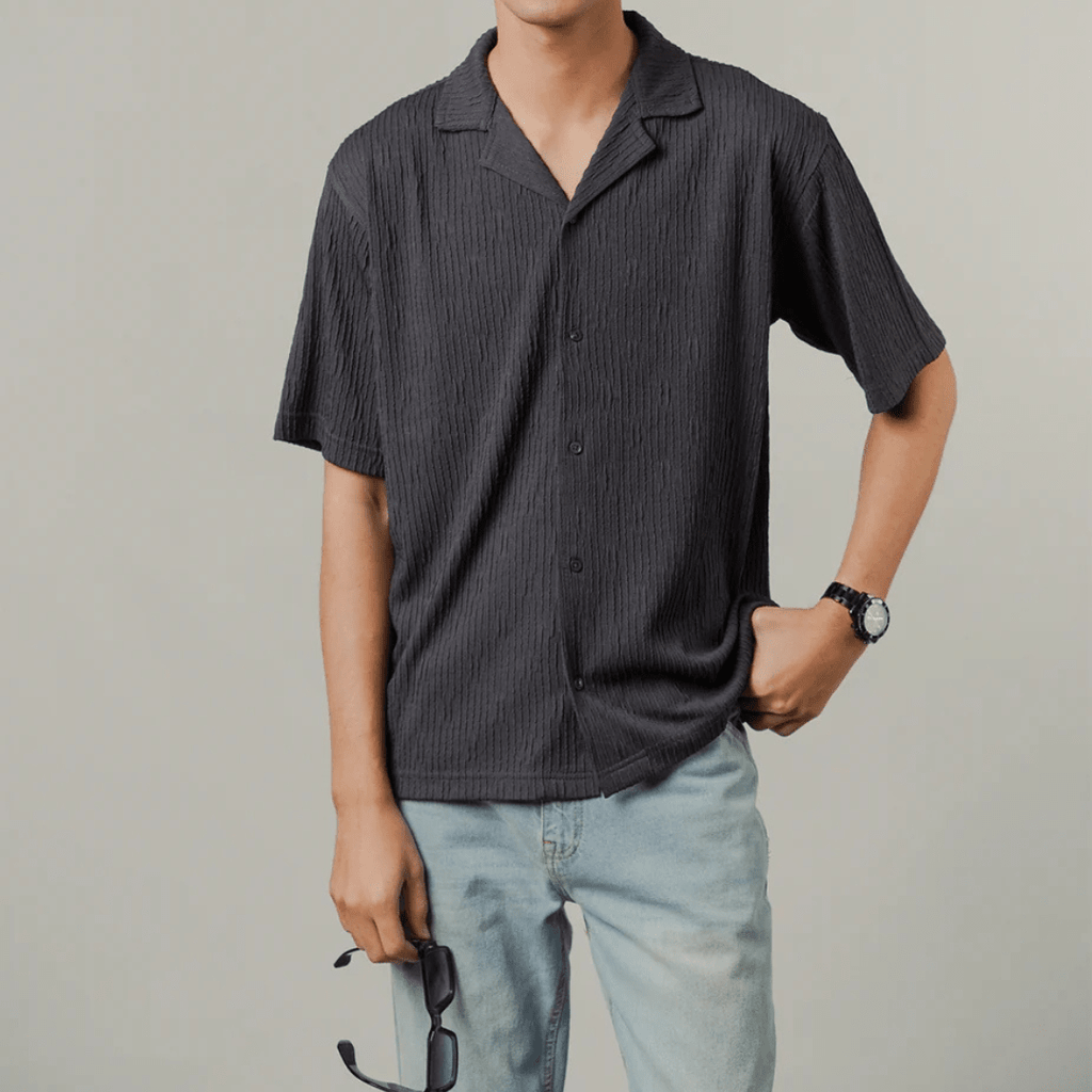 Textured Cuban Shirt